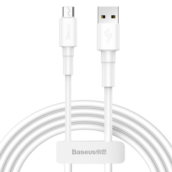 Zdjęcie produktu: Kabel przewód USB - micro USB 100cm Baseus CAMSW-02 Quick Charge 2.4A z obsługą szybkiego ładowania