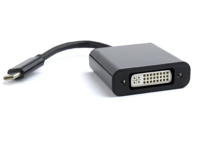 Miniatura produktu: Gembird Adapter USB Typ-C do DVI (F) czarny