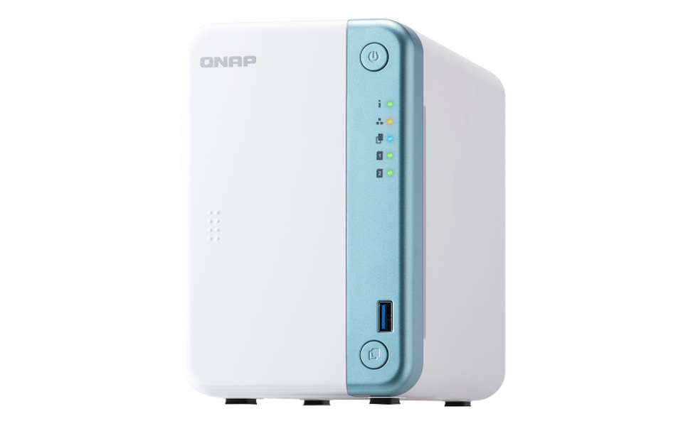 Zdjęcie produktu: Serwer plików QNAP TS-251D-2G 2-bay, Intel Celeron J4025 2.0 GHz Dual Core, 2G RAM, 1xGbE LAN, 2xUSB 3.0, 3xUSB 2.0, HDMI, 1 PCIe Gen 2 x4