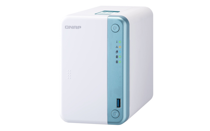 Serwer plików QNAP TS-251D-2G 2-bay, Intel Celeron J4025 2.0 GHz Dual Core, 2G RAM, 1xGbE LAN, 2xUSB 3.0, 3xUSB 2.0, HDMI, 1 PCIe Gen 2 x4