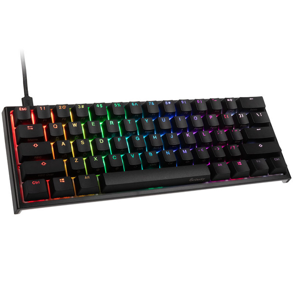 Zdjęcie produktu: Klawiatura gamingowa Ducky ONE 2 Mini, MX-Brown, RGB, czarna, mechaniczna
