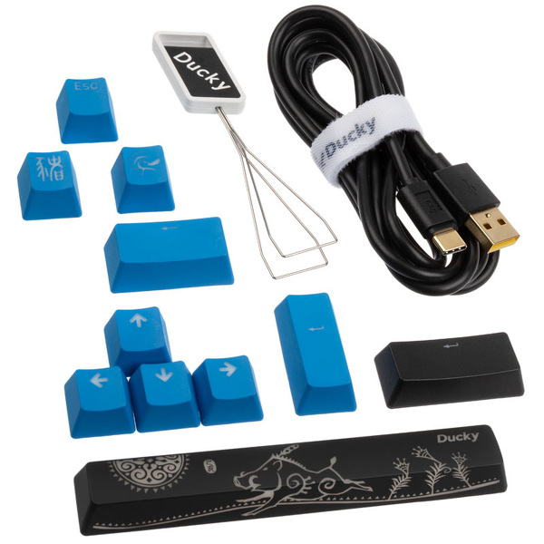 Zdjęcie produktu: Klawiatura gamingowa Ducky ONE 2 SF, MX-Red, RGB, czarna, mechaniczna