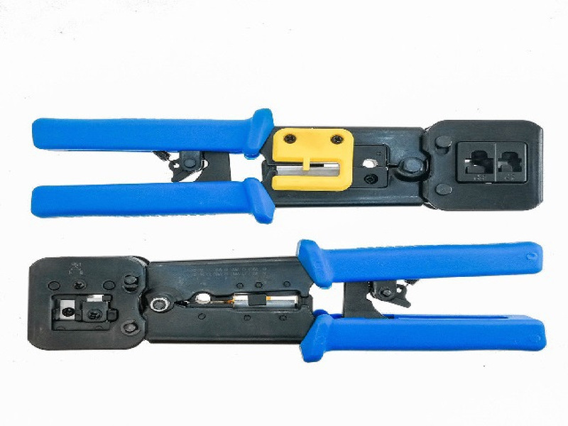 Zdjęcie produktu: Zaciskarka wtyków przelotowych Lanberg RJ45, RJ12, RJ11 (NT-0204)