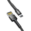Miniatura zdjęcia: Kabel przewód USB - Lightning / iPhone 200cm Baseus Cafule z obsługą szybkiego ładowania 1.5A (CALKLF-HG1) Miniatura zdjęcia: Kabel przewód USB - Lightning / iPhone 200cm Baseus Cafule z obsługą szybkiego ładowania 1.5A (CALKLF-HG1)