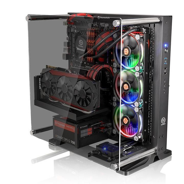 Zdjęcie produktu: Obudowa Thermaltake Core P3 USB3.0 Tempered Glass Black