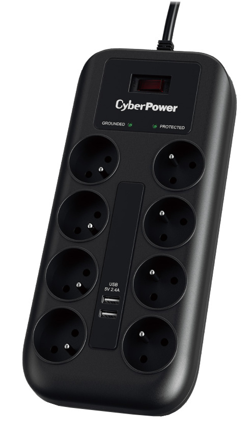 CyberPower Listwa 1.8m 8xFR P0820SUF0-FR