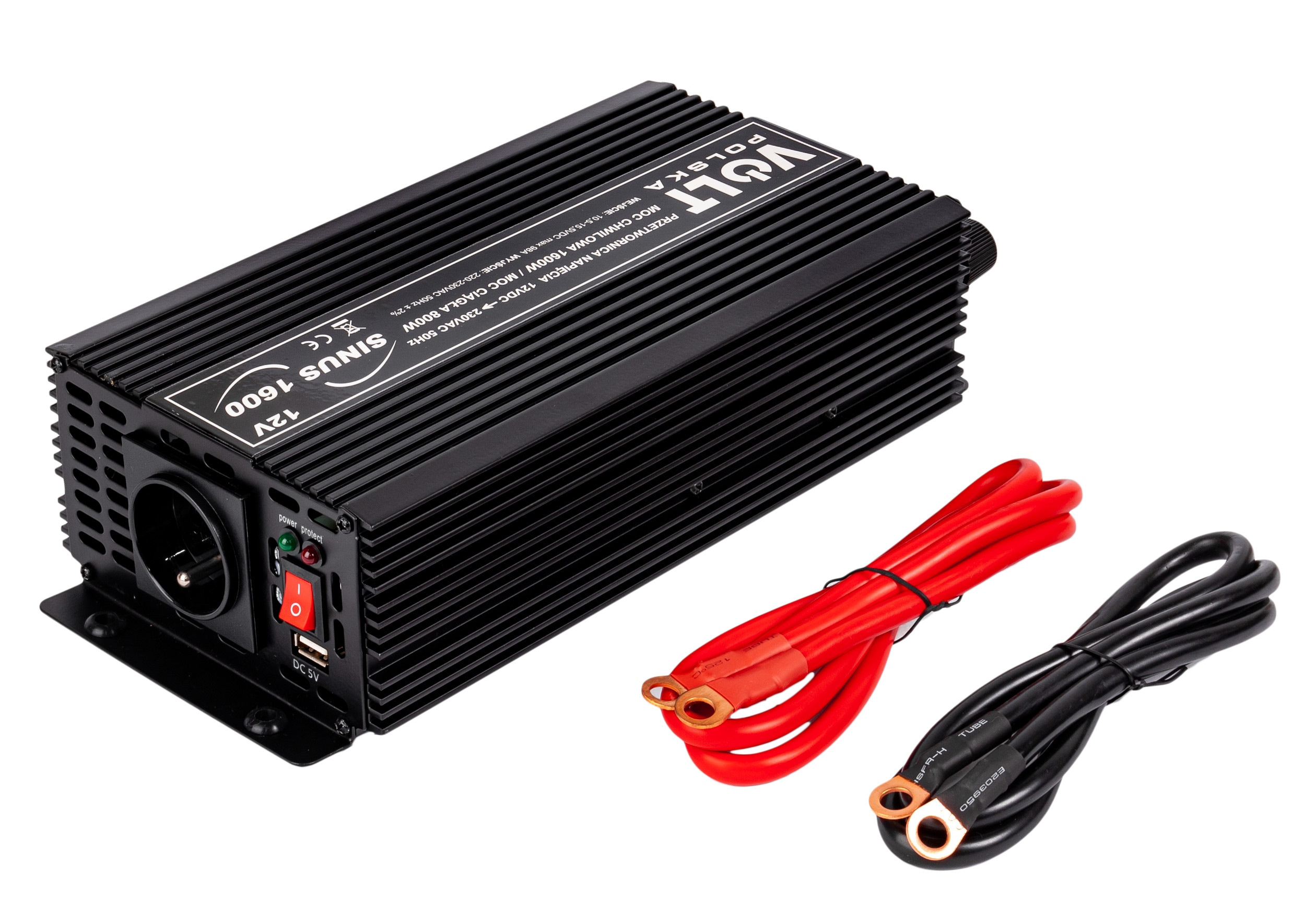Volt 3SIP160012 SINUS-1600 12V przetwornica 800/1600W 12/230V