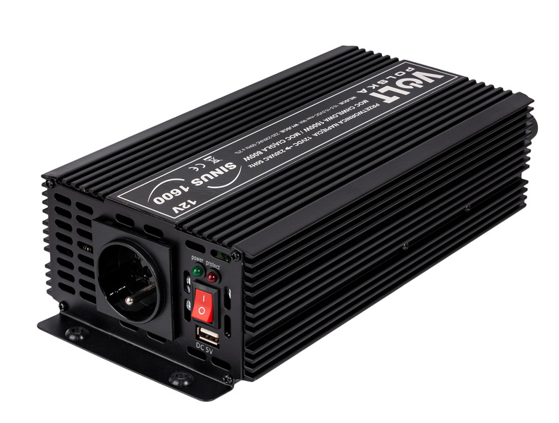 Zdjęcie produktu: Volt 3SIP160012 SINUS-1600 12V przetwornica 800/1600W 12/230V
