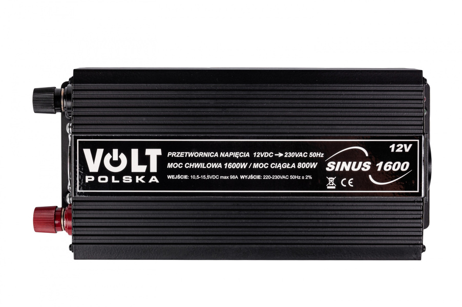 Zdjęcie produktu: Volt 3SIP160012 SINUS-1600 12V przetwornica 800/1600W 12/230V