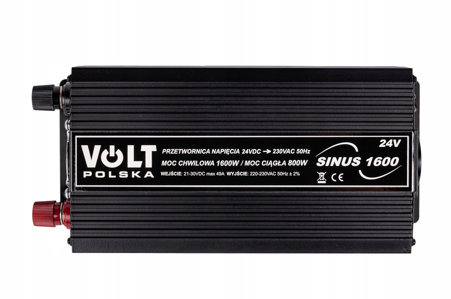 Zdjęcie produktu: Volt 3SIP160024 SINUS-1600 24V przetwornica 800/1600W 24/230V