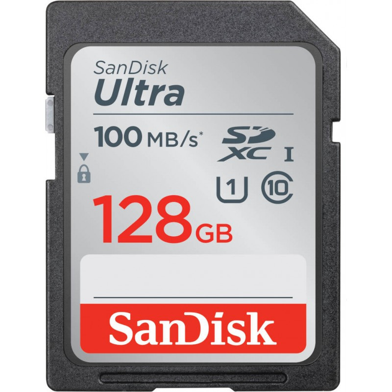 Karta SanDisk Ultra SDXC 128GB 100MB/s UHS-I Class 10 (SDSDUNR-128G-GN6IN)