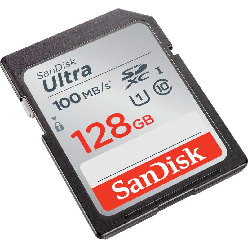 Karta SanDisk Ultra SDXC 128GB 100MB/s UHS-I Class 10 (SDSDUNR-128G-GN6IN)