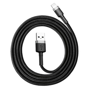 Miniatura produktu: Kabel przewód USB - Lightning / iPhone 300cm Baseus Cafule z obsługą szybkiego ładowania 2A (CALKLF-RG1)