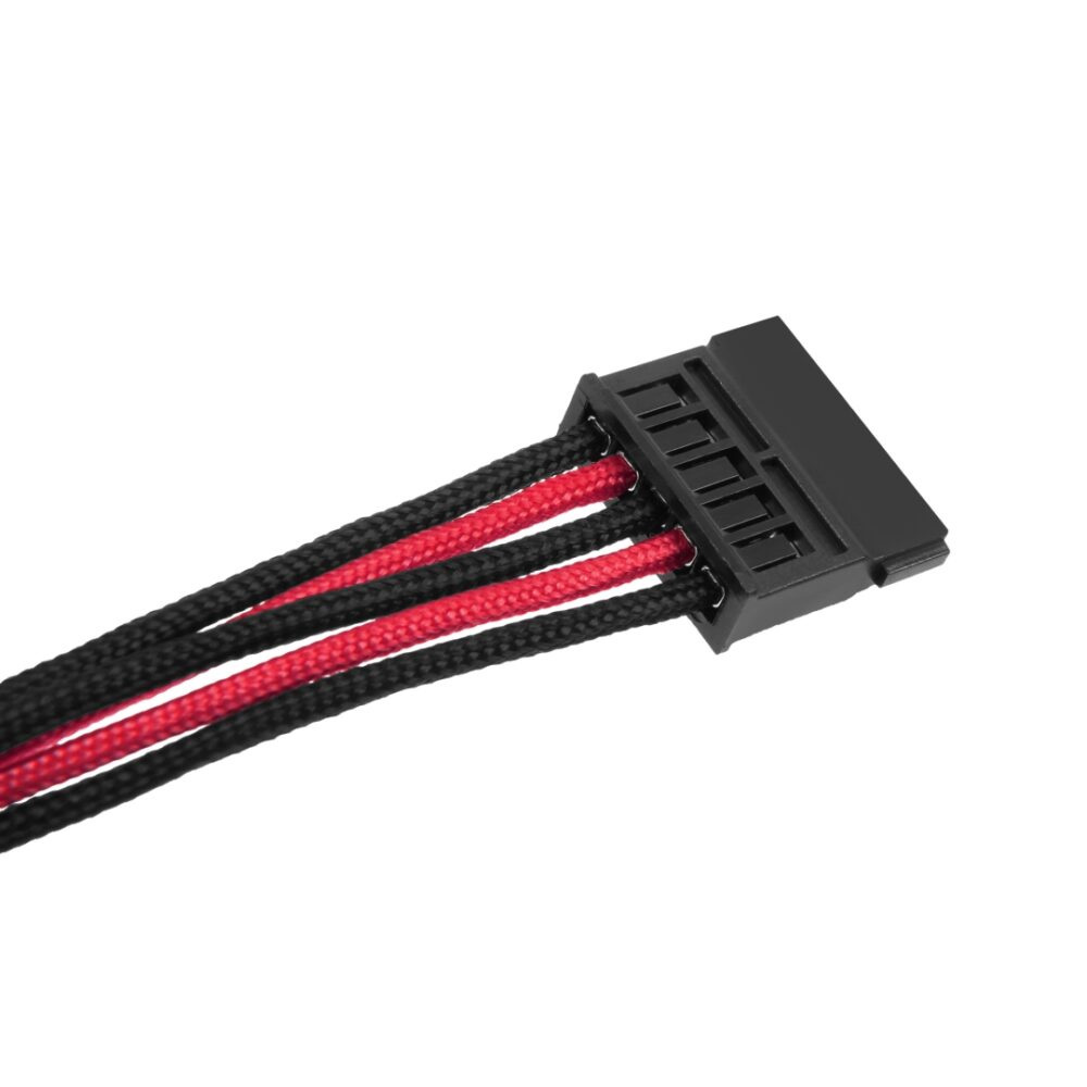 CableMod C-Series AXi, HXi, TX/CX/CS-M, RM ModFlex Essentials C, czarno-czerwony