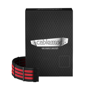Miniatura produktu: CableMod PRO ModMesh C-Series AXi, HXi, RM Zestaw przewodów krwistoczerwony