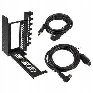 Miniatura produktu: CableMod pionowy wspornik karty graficznej z PCIe x16 Riser (CM-VPB-2DK-R)