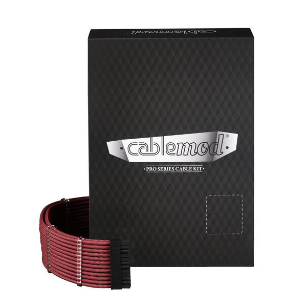 Zdjęcie produktu: CableMod PRO ModMesh C-Series Rmi, RMx Zestaw przewodów krwistoczerwony