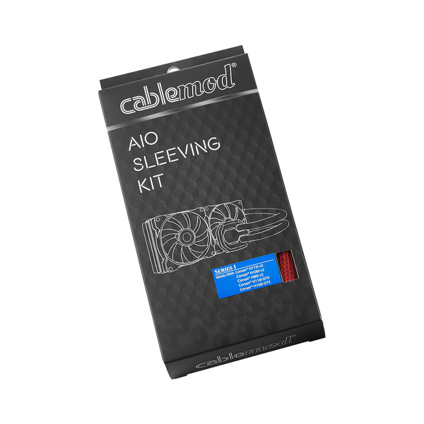 Zdjęcie produktu: CableMod AIO Sleeving Kit Series 1 dla Corsair Hydro Gen 2 czerwony