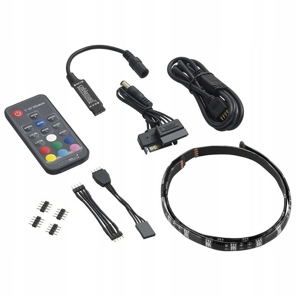 Zdjęcie produktu: CableMod WideBeam Magnetic RGB LED Kit 30cm, 15 LEDs Zdjęcie produktu: CableMod WideBeam Magnetic RGB LED Kit 30cm, 15 LEDs