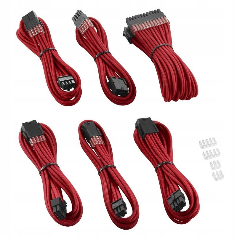 CableMod PRO ModMesh Cable Extension Kit czerwony CableMod PRO ModMesh Cable Extension Kit czerwony