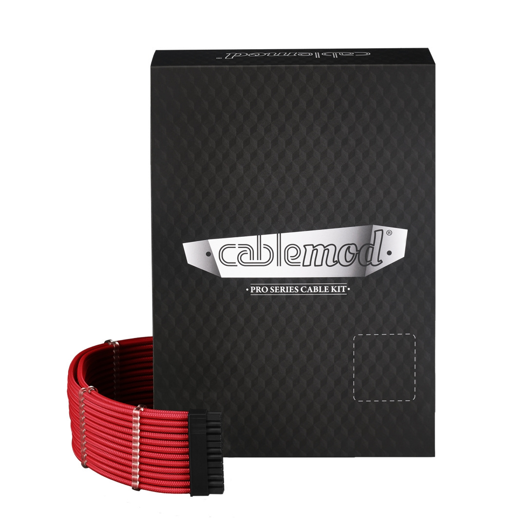 CableMod PRO ModMesh C-Series RMi, RMx Cable Kit czerwony
