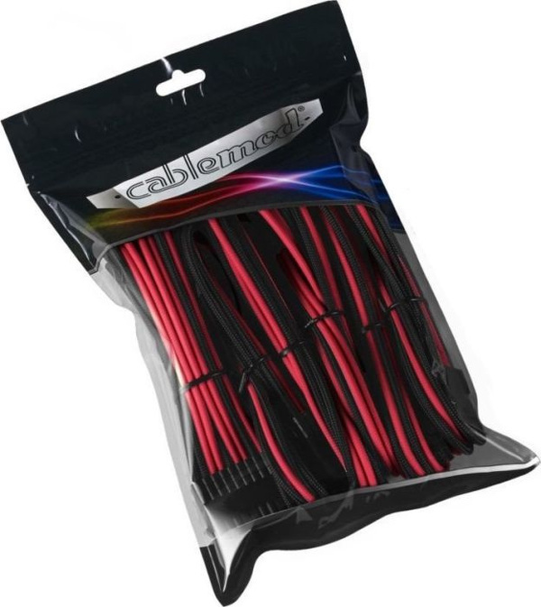 Zdjęcie produktu: CableMod PRO ModMesh Cable Extension Kit czarno-czerwony
