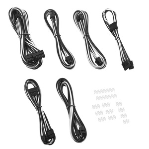 Miniatura produktu: CableMod C-Series AXi, HXi, TX/CX/CS-M, RM ModFlex Essentials C, czarno-biały Miniatura produktu: CableMod C-Series AXi, HXi, TX/CX/CS-M, RM ModFlex Essentials C, czarno-biały