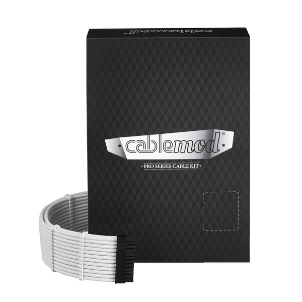 Zdjęcie produktu: CableMod PRO ModMesh C-Series RMi, RMx Cable Kit biały Zdjęcie produktu: CableMod PRO ModMesh C-Series RMi, RMx Cable Kit biały