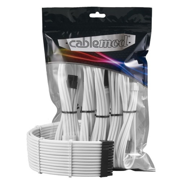 Zdjęcie produktu: CableMod PRO ModMesh Cable Extension Kit biały Zdjęcie produktu: CableMod PRO ModMesh Cable Extension Kit biały