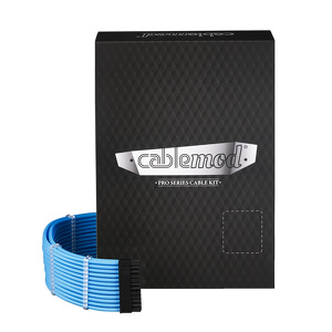 Miniatura produktu: CableMod PRO ModMesh C-Series RMi, RMx Cable Kit błękitny