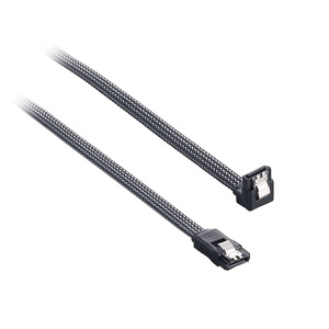 Miniatura produktu: CableMod ModMesh Right Angle SATA 3 Przewód 30cm carbon