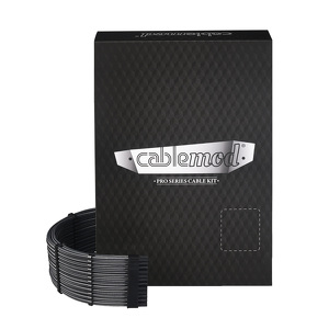 Miniatura produktu: CableMod PRO ModMesh C-Series RMi, RMx Cable Kit, grafitowy