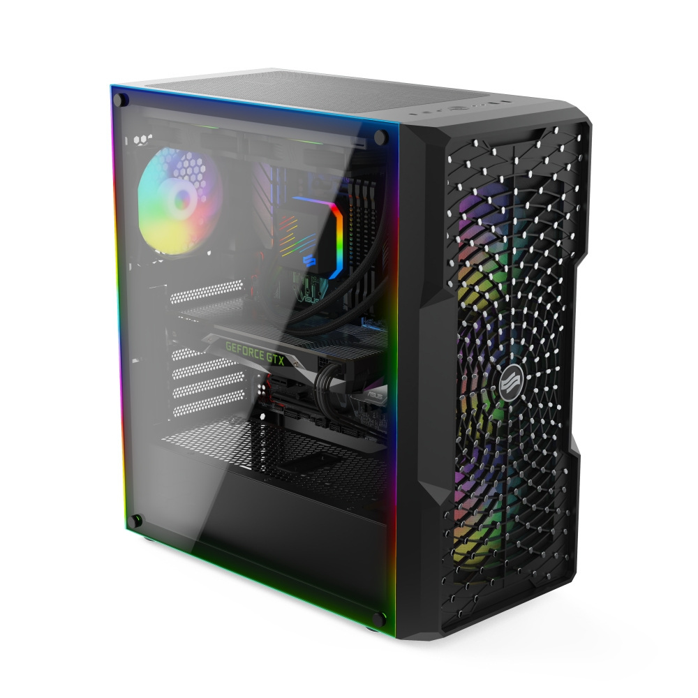 SilentiumPC Astrum AT6V EVO TG ARGB Pure Black (SPC264)