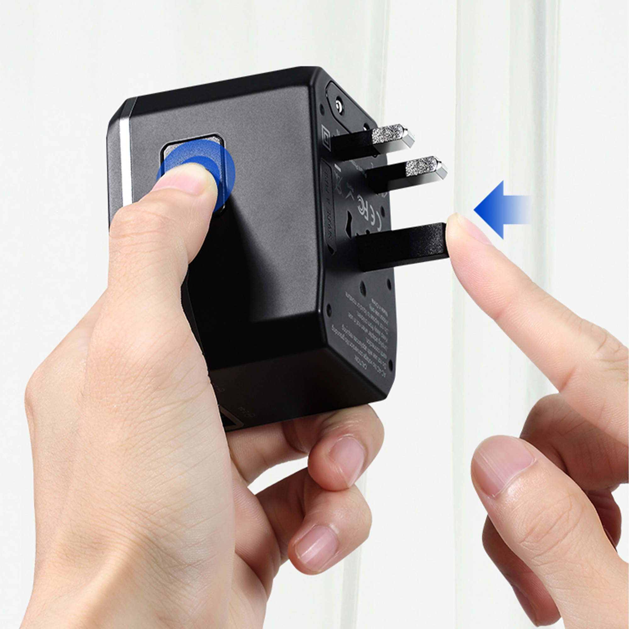 Benks ładowarka podróżna z PD 2xUSB EU/UK/AUS