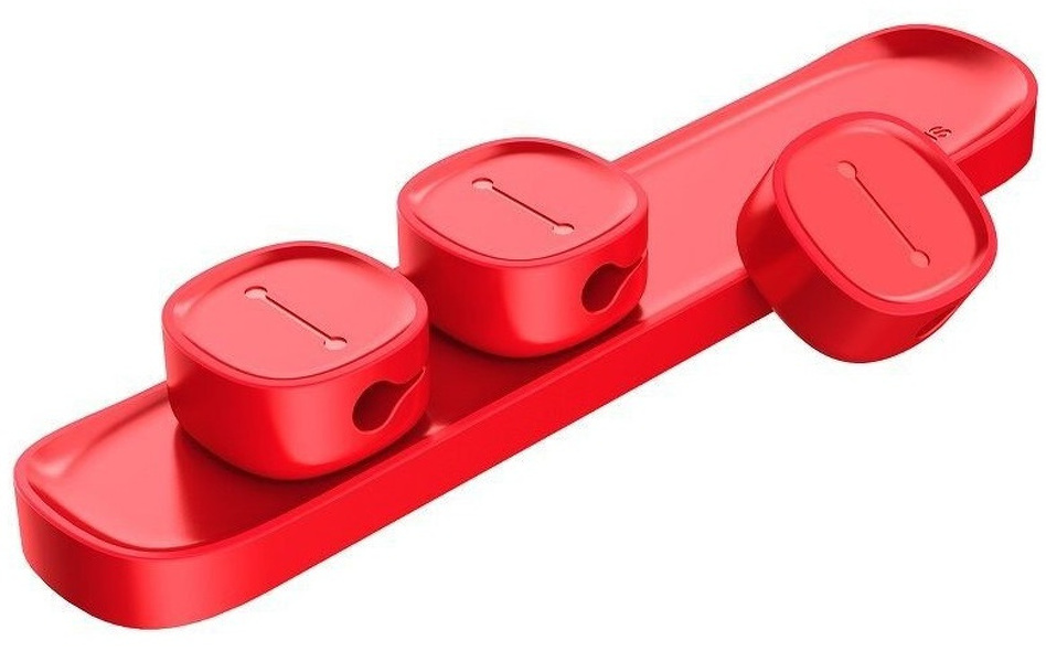 Zdjęcie produktu: Magnetyczny organizer do kabli Baseus Peas ACWDJ-09 czerwony