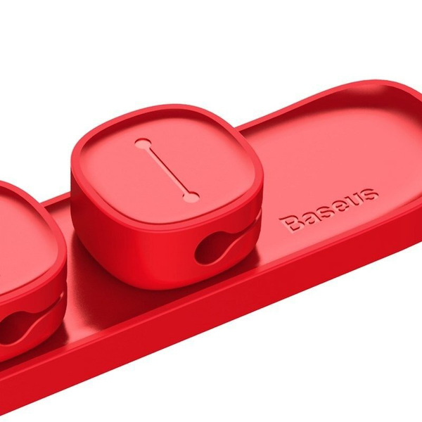 Zdjęcie produktu: Magnetyczny organizer do kabli Baseus Peas ACWDJ-09 czerwony