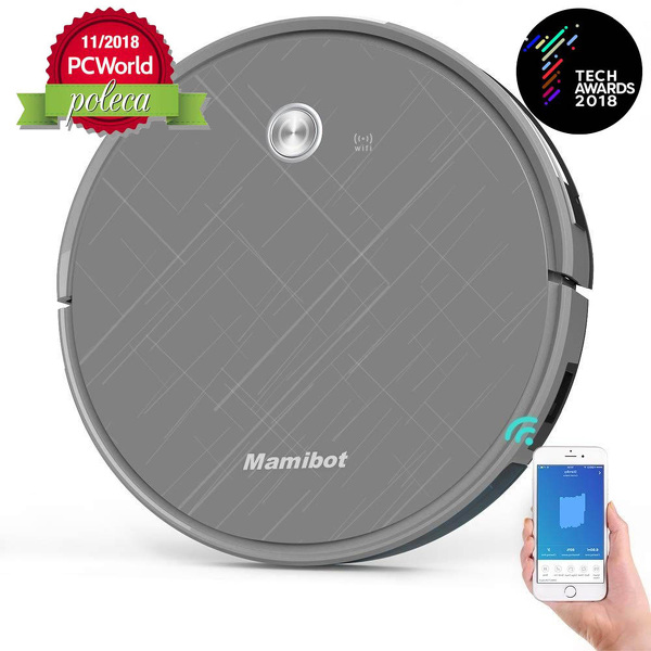 Zdjęcie produktu: Robot sprzątający Mamibot GREY 660 hybrydowy odkurzacz 2w1, mopujący, szary (EXVAC660) egz. ze zwrotu
