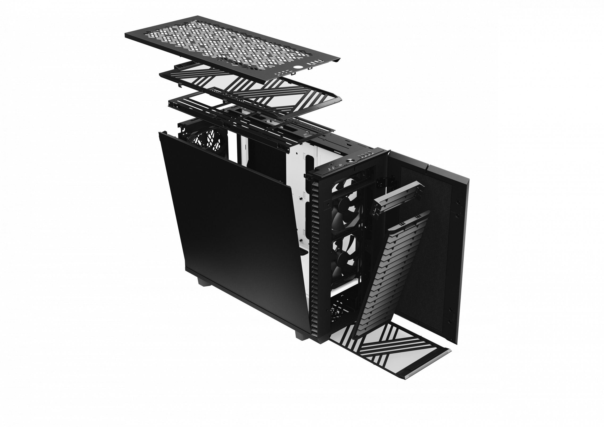 Obudowa do komputera Fractal Design Define 7 Black / White TG Clear Tint
