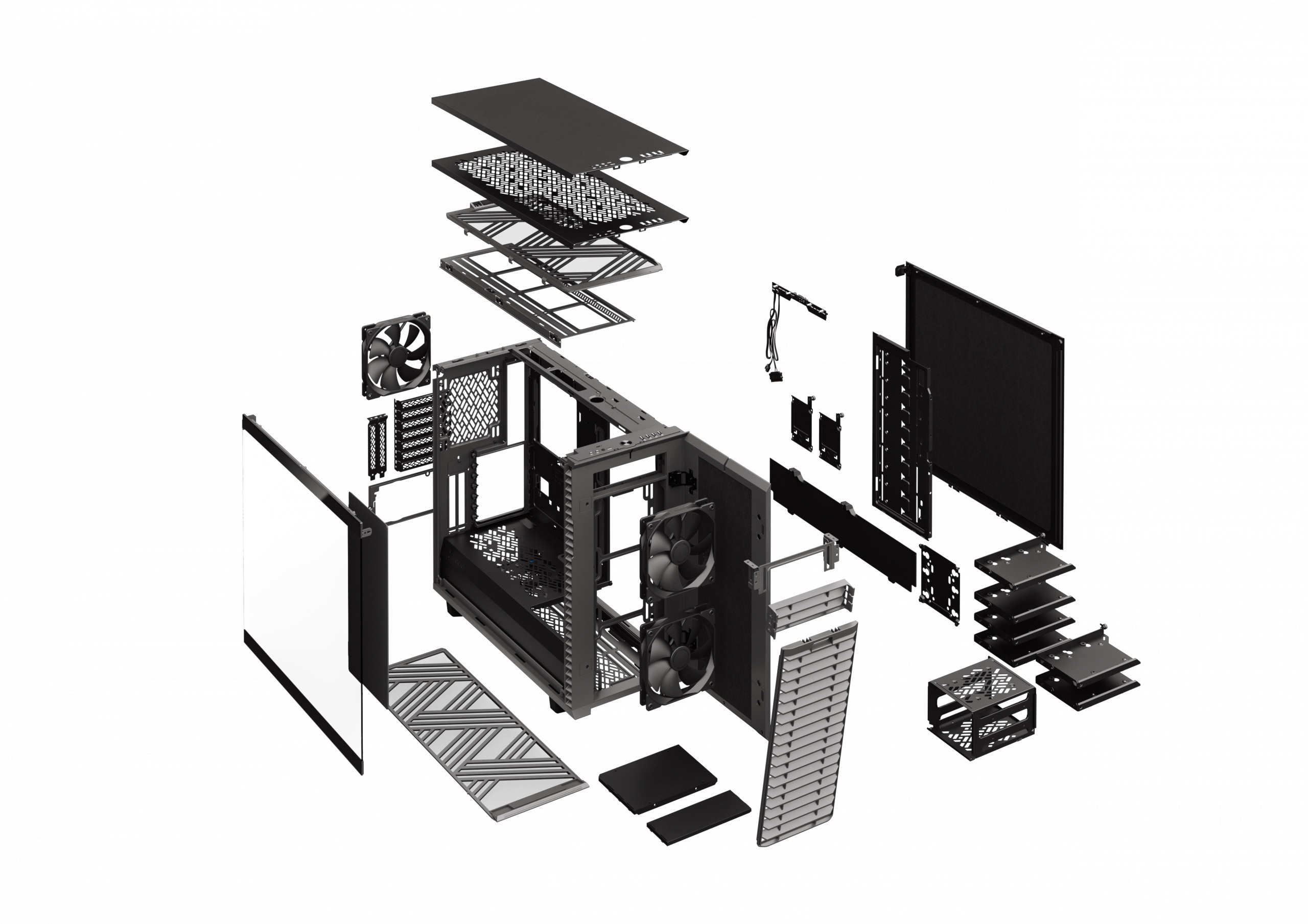 Obudowa do komputera Fractal Design Define 7 Gray TG Light Tint Obudowa do komputera Fractal Design Define 7 Gray TG Light Tint