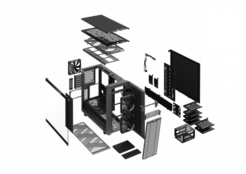 Zdjęcie produktu: Obudowa do komputera Fractal Design Define 7 Gray TG Light Tint Zdjęcie produktu: Obudowa do komputera Fractal Design Define 7 Gray TG Light Tint