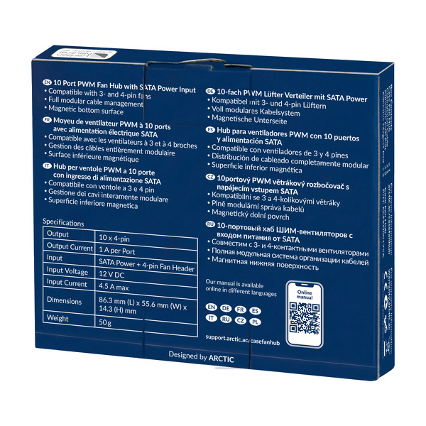Zdjęcie produktu: Arctic Case Fan Hub 10 x PWM 4-pin