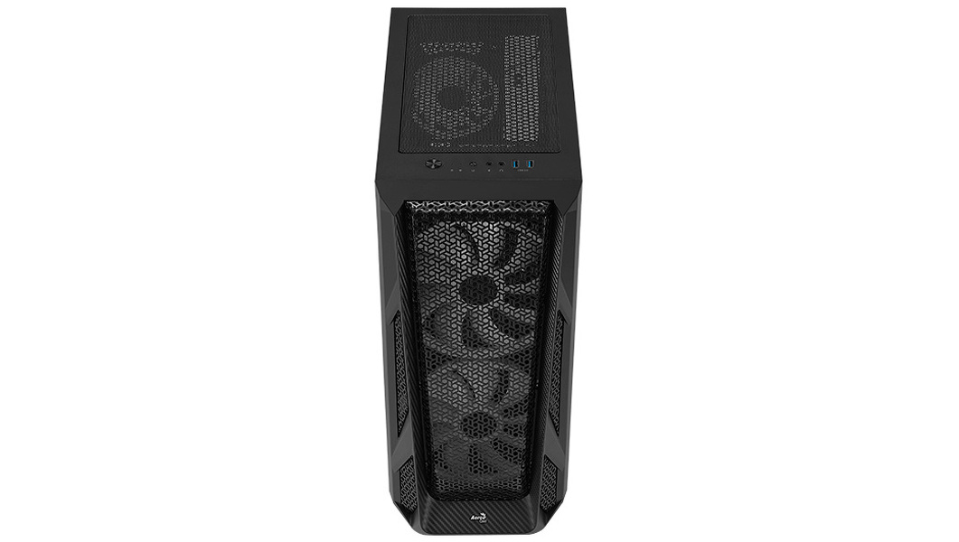 Zdjęcie produktu: Obudowa do komputera Aerocool PGS AirHawk Mesh Duo-G Black RGB Zdjęcie produktu: Obudowa do komputera Aerocool PGS AirHawk Mesh Duo-G Black RGB