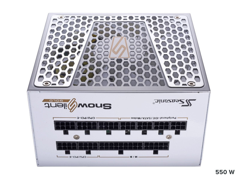 Zdjęcie produktu: Zasilacz Seasonic PRIME Snow Silent Gold Biały 550W
