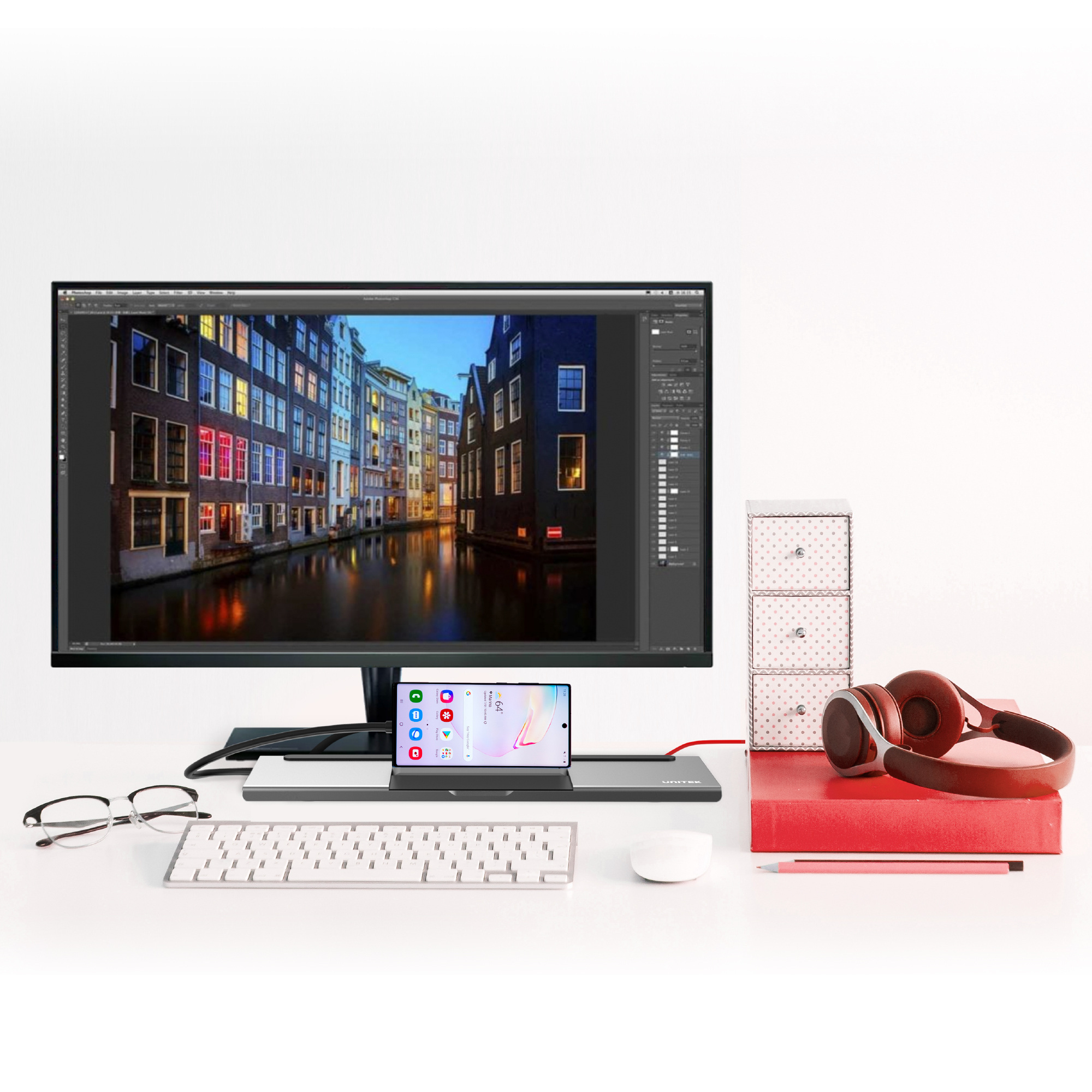 Unitek D1022A - 11w1 replikator USB Typ-C to ALL Unitek D1022A - 11w1 replikator USB Typ-C to ALL