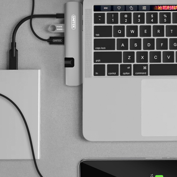 Zdjęcie produktu: Unitek D008A Hub USB-C - HDMI + Gigabit + PD (D008A) Zdjęcie produktu: Unitek D008A Hub USB-C - HDMI + Gigabit + PD (D008A)