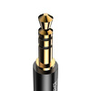 Miniatura zdjęcia: Kabel audio Baseus Yiven M01 USB typ-C / mini-jack (3,5mm) 1,2 m czarny (CAM01-01)