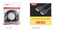 Miniatura zdjęcia: Przewód VGA HD15 M/M PREMIUM Unitek 12m (Y-C535G) Miniatura zdjęcia: Przewód VGA HD15 M/M PREMIUM Unitek 12m (Y-C535G)