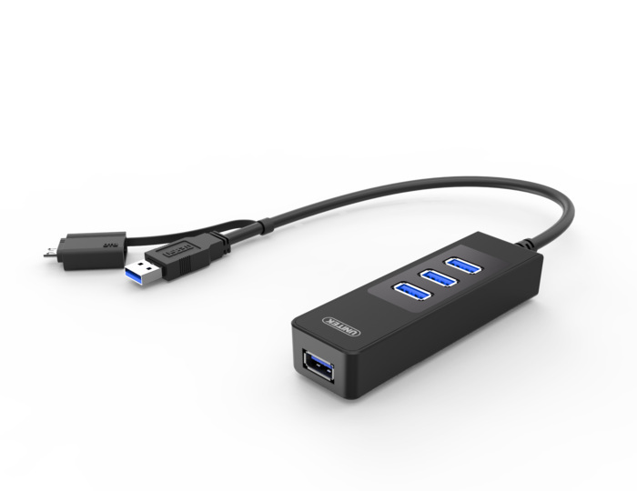 Unitek HUB OTG 4X USB 3.0 (Y-3046A)