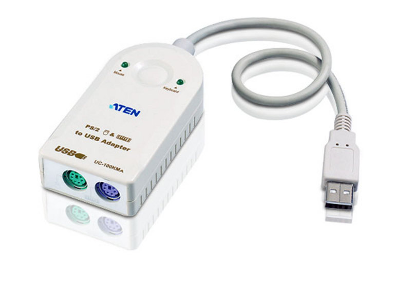 ATEN PS/2 to USB Adapter with Mac support (30cm) UC100KMA-AT