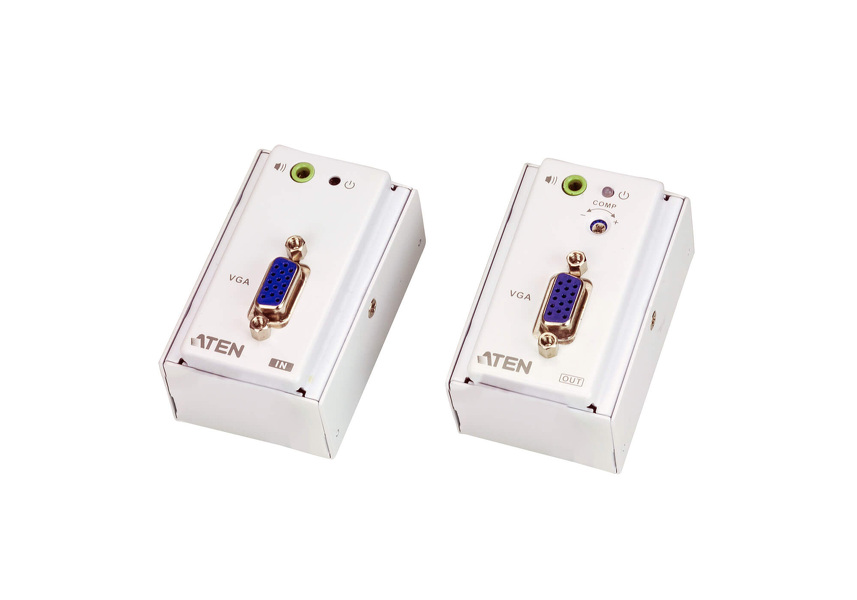 Zdjęcie produktu: ATEN VGA/Audio Cat 5 Extender with MK Wall Plate VE157-AT-G